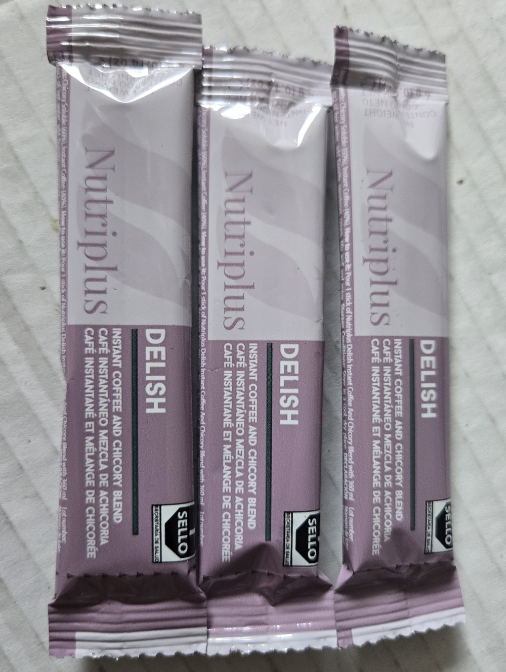 Nutriplus Delish Instant Coffee And Chicory Blend 20 Sticks / 80 g (VEGAN)